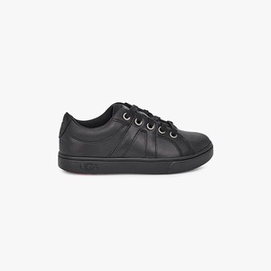 Ugg Marcus Leather Kids Sneakers Black (3469LTBQI)